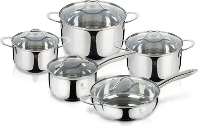 Produktbild von 10-Teiliges Set Stahltöpfe Berlinger Haus Bh-6660