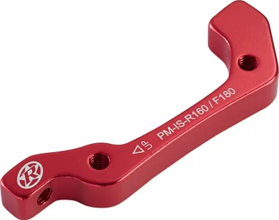 Produktbild von Reverse Bremsscheiben Adapter IS-PM HR Ø160mm / VR Ø180mm Rot