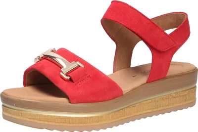 Produktbild von Gabor Sandalette 4.561.15, Rauleder, Rot, Damen