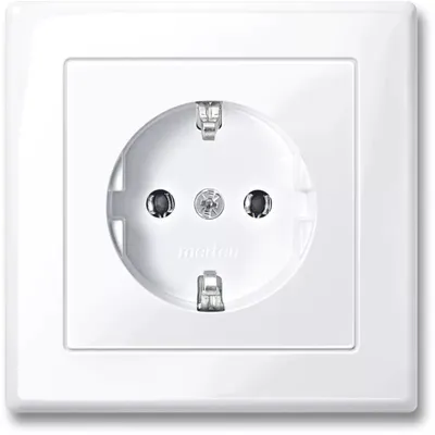 Produktbild von Merten SCHUKO-Steckdose aws/gl MEG2301-1425