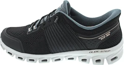Produktbild von Skechers SlipIns: Glide-Step Starg Slipper Schwarz in Gr. 38
