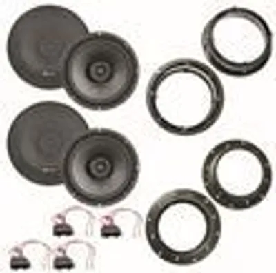 Produktbild von MB Quart QX165 2 Wege Lautsprecher vorne hinten Einbauset für Golf 5