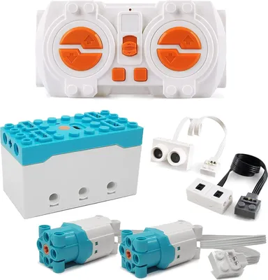 Produktbild von Zmblock Bausteine Technik Motor Sets Spielzeug mit 2 L Motor,(6 Stück)