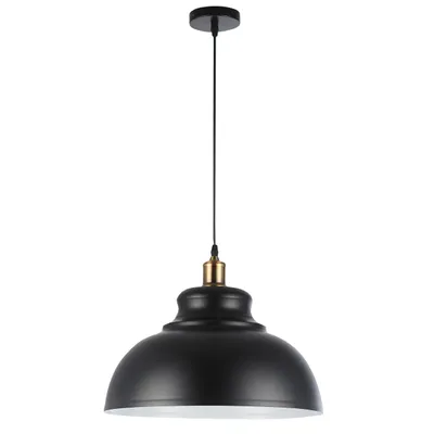 Produktbild von MasterLED Pendelleuchte Flara Ø40cm Kupfer Schwarz – E27 Retro Design Hängelampe für Küche & Esstisch