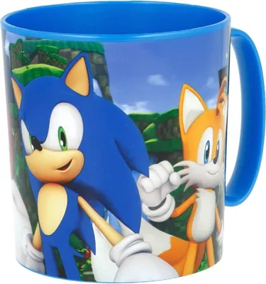 Immagine prodotto di Tazza di plastica Sonic the Hedgehog 390ml tazza per bambini