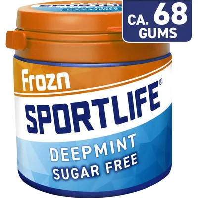 Produktbild von Sportlife Frozen Deepmint Kaugummi 99g – Erfrischender Minzgeschmack, langanhaltend