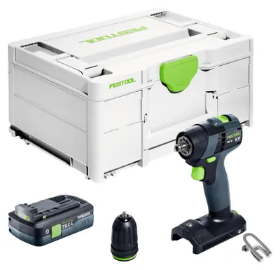 Produktbild von Festool TXS 18-Basic Akku Bohrschrauber 18 V 40 Nm Brushless + 1x Akku 4,0 Ah + Systainer - ohne Ladegerät
