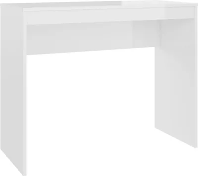 Produktbild von vidaXL Schreibtisch Hochglanz-Weiß 90x40x72 cm Holzwerkstoff
