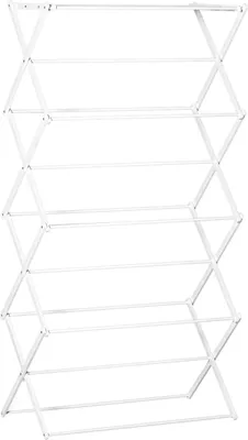 Produktbild von Wäscheständer Faltbar 8-Stufig Turmtrockner Metall Kunststoff Weiß 74X35X144Cm