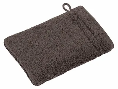 Produktbild von Vossen 116048 | Vienna Style Supersoft Waschhandschuh / 22 x 16 cm - Farbe: Slate Grey - Größe: 22 x 16 cm