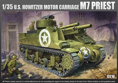 Productafbeelding van Modelbouwpakket Militair 13210 – M7 PRIEST (schaal 1:35)