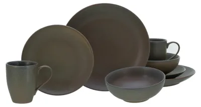 Produktbild von CreaTable, 25853, Sierra Nevada Rocca, Kombiservice 8-tlg, Steinzeug