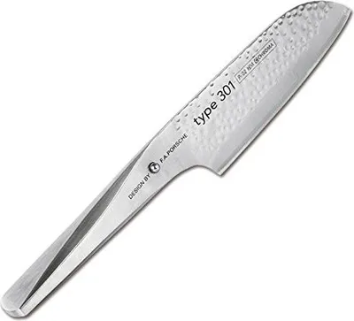 Produktbild von CHROMA Type 301 hammered - Santoku - Design by F.A. Porsche - Klinge: 17,8 cm