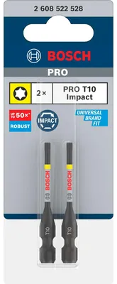 Produktbild von PRO Torx Impact Bit, T10, 55 mm, 2-tlg.