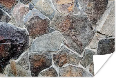 Produktbild von MuchoWow® Poster Mauern - Steine - Robust 60x40 cm - Schlafzimmerdekoration