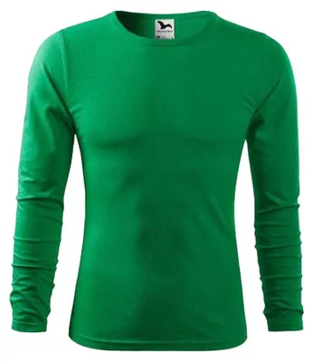 Image de Malfini - T-shirt pour homme, coupe ajustée, manches longues PP11377 (XL) (vert)