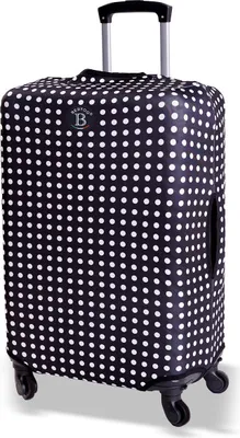 Obrázek produktu pro Obal na cestovní kufr BERTOO - Černé puntíky velikost XL-XXL