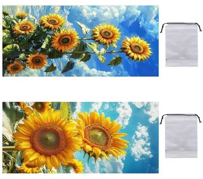 Image de Lot de 2 grandes serviettes de plage en microfibre, dimensions 75 x 150 cm