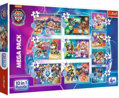 Produktbild von Trefl Psi Patrol 9in1 Puzzle für Kinder, Geschenkidee