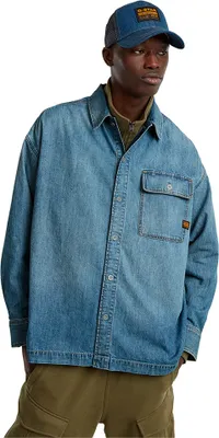 Image de G-star Boxy chemise à manches courtes bleu M homme bleu M