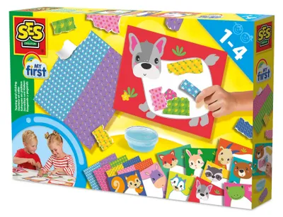 Produktbild von SES Creative My First - Zerreißen und Kleben, Bastelset für Kinder, 1 Jahr(e), Papier, Mehrfarbig