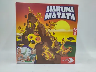 Produktbild von NOR61899 - Hakuna Matata, Geschicklichkeitsspiel, für 1-6 Spieler, ab 5 Jahre (DE-Ausgabe)