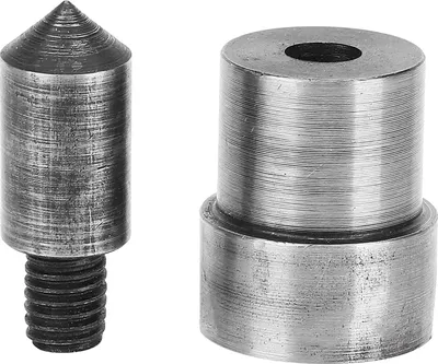 Image de 2 pièces 1,5-16 mm 45# poinçon en acier, poinçon à trous creux, poinçon pour ceinture en cuir (10 mm)