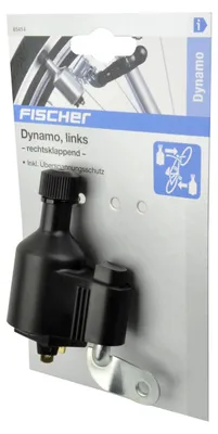 Obrázok produktu pre FISCHER 85414 FISCHER Fahrrad-Dynamo links, mit Überspannungsschutz