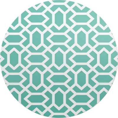 Produktbild von Geometrisches Muster – Bodenschutzmatte – Stuhlunterlage – Bürostuhlmatte – Rutschfeste Bodenmatte – Schutzmatte für Hartboden – fi 100 cm