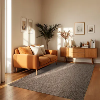 Produktbild von TT Home Teppich Für Outdoor Küchenteppich Balkon Terrasse Unifarbenes Design Modern Größe 240x340 cm