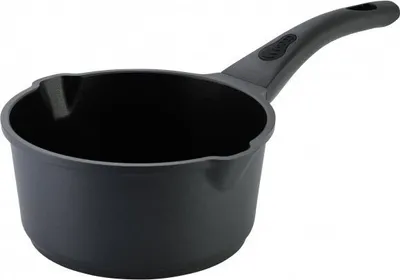 Produktbild von Axentia, Stieltopf, Black Line, 18cm ca 1,8L, schwarz