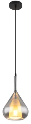 Produktbild von Globo Lighting Hängeleuchte Metall schwarz matt, 1x E27