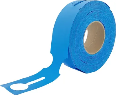 Produktbild von CombiCraft Große Schlaufenetiketten 273x59mm - Blau - 500 Stück pro Rolle