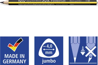 Immagine prodotto di STAEDTLER Noris Club triplus matita jumbo Durezza: HB