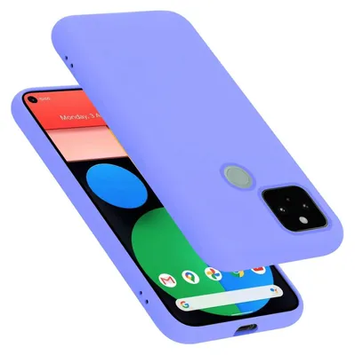 A purple phone case is shown on a white background, with the phone inside it.