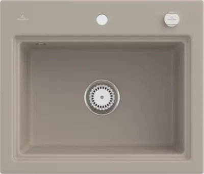 Produktbild von Villeroy & Boch Keramikspüle 336A02AM, Subway Style 60 S Einbauspüle - inkl.