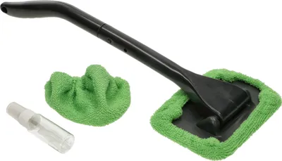 Produktbild von KOTARBAU® Autoscheiben-Reinigungsbürste Rechteckige Waschbürste mit Mikrofaserbezug und langem Griff