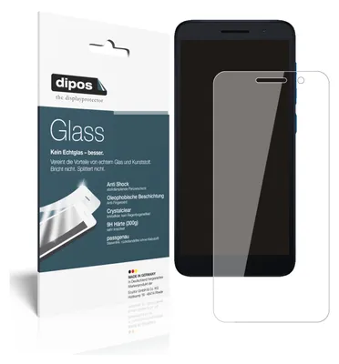 Zdjęcie produktu dla 1x Folia ochronna do Alcatel 1 (2021) - Folia antywstrząsowa 9H dipos Glass szkło plastikowe