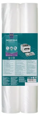 Imagen del producto de Bolsas para envasado al vacío METRO PROFESSIONAL, 30 x 600 cm, transparentes, paquete de 2 unidades
