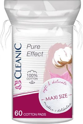 Obrázok produktu pre Cleanic Pure kozmetické vankúšiky 60 ks