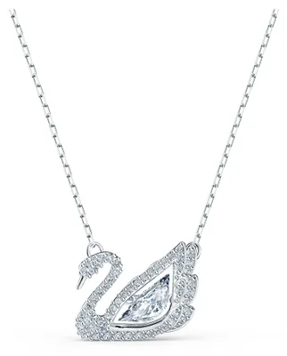 Produktbild von Swarovski Swan Halskette, Schwan, Weiss, Rhodiniert