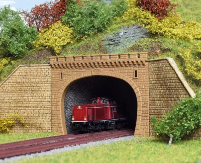 Produktbild von Vollmer 47812 - N Tunnelportal, zweigleisig, 2 Stück - Neu