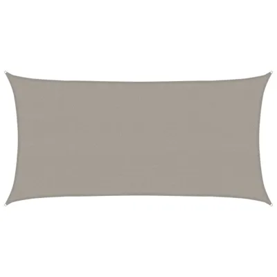 Produktbild von Sonnensegel 160 g/m² Rechteckig Hellgrau 2x3,5 m HDPE