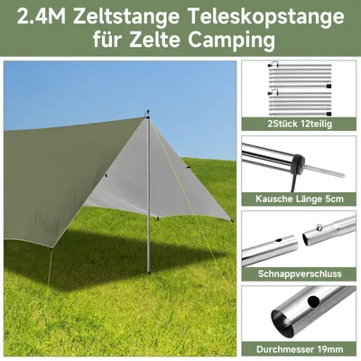 Imagen del producto de Toldo impermeable para automóvil, lona versátil para toldo, 1 unidad, para autocaravanas y caravanas