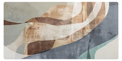 Obrázek produktu pro Abstraktné Vlny – Podložka na stůl – Psací podložka – 120x60 cm – Kancelářská podložka – Ochranná podložka – Protiskluzová podložka