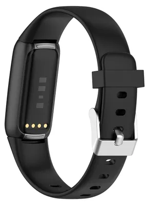 Produktbild von By Qubix passend für Fitbit Luxe - Sportarmband mit Schnalle - Größe: Large - Schwarz