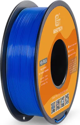 Produktbild von GEEETECH HS-PLA-Filament 1,75 mm 3D-Druckfilament fuer die meisten Hochgeschwindigkeits-3D-Drucker Geeetech Thunder Kompatibel mit Creality 1 kg (2,2 lbs) - Blau
