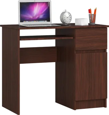 Immagine prodotto di Scrivania per PC KALRION - wengé, versione a destra