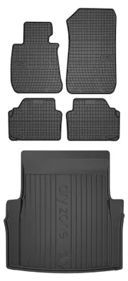 Immagine prodotto di Tappetini gomma SolidPRO + baule DryZone per BMW 3 E92 2006-2011 5 pezzi