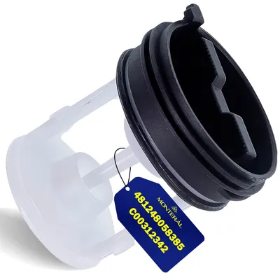 Pluisfilter für Waschmaschine, 67x57x40 mm, Originalcode 481248058385